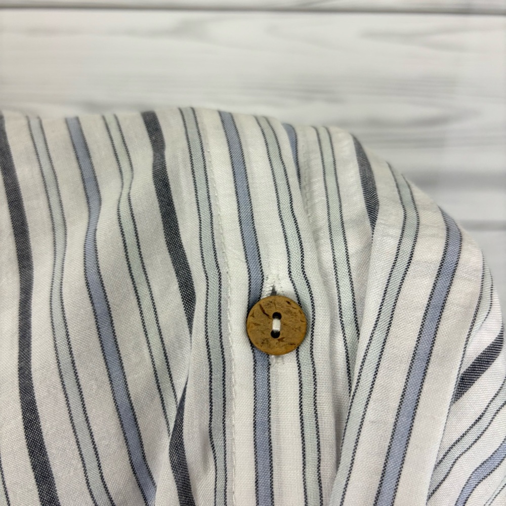 Intimately by Free People Stripe Button Down Blouse Size XS - Picture 7 of 7